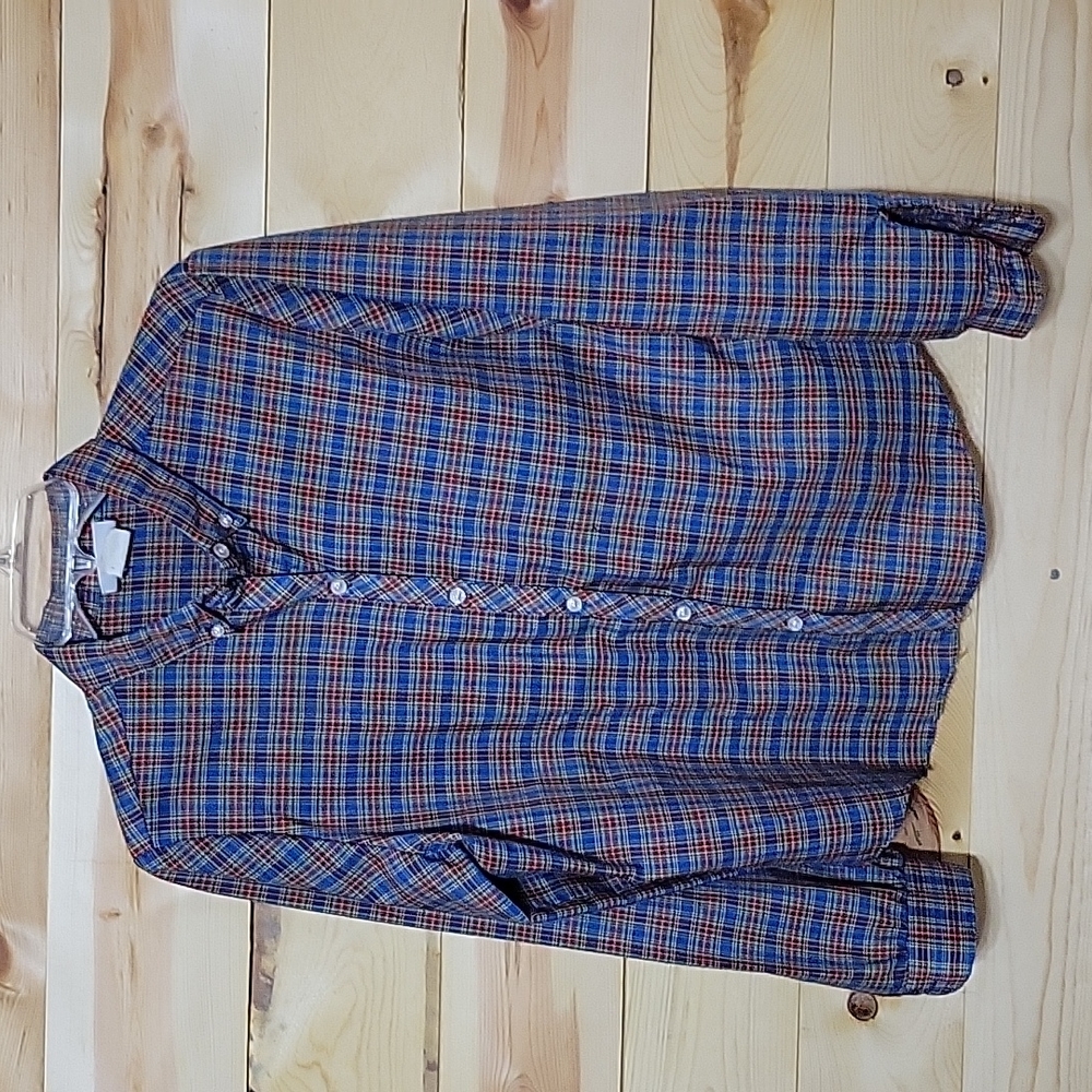 80s Avon Fashions plaid button down